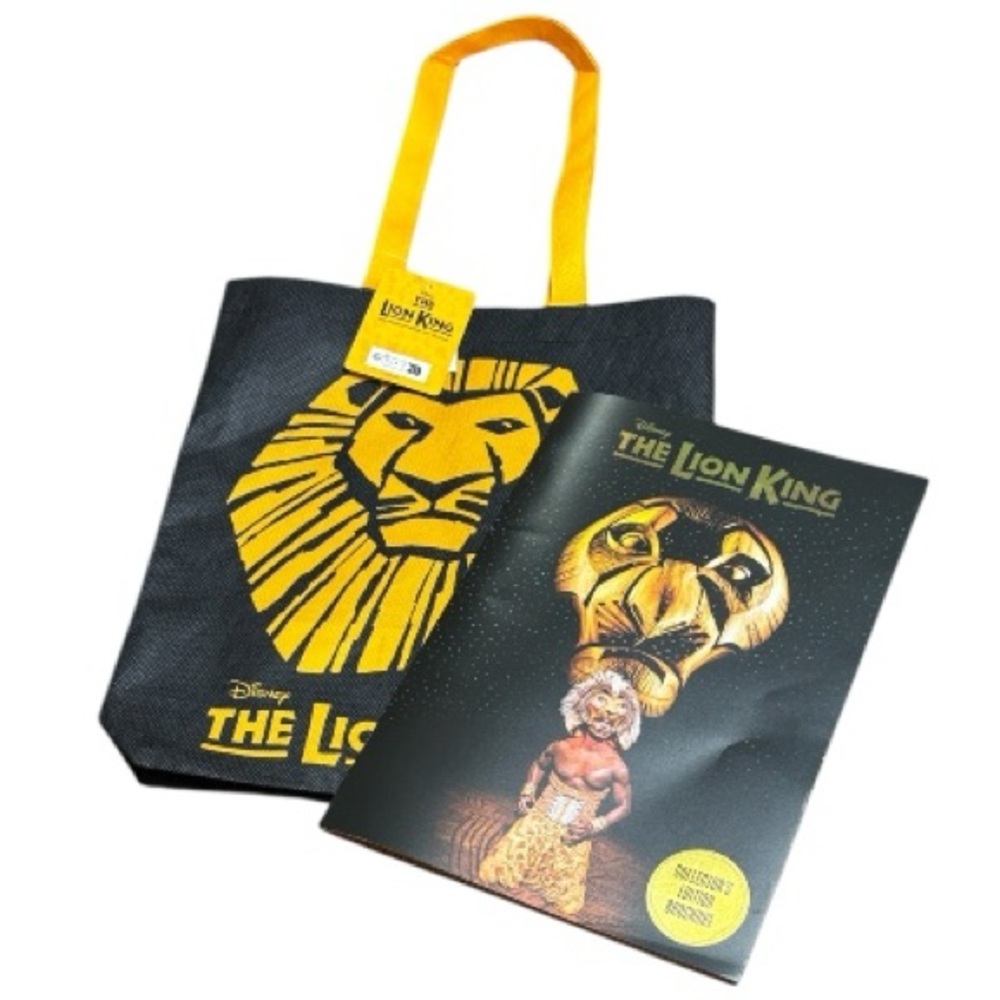NEW Disney Lion King Musical Play Theater Bag and Collectors Edition Brochure